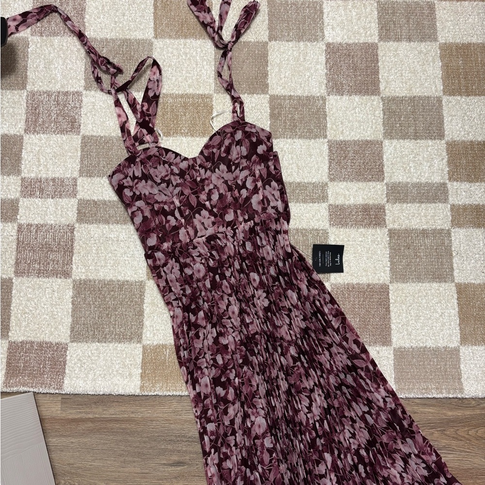 Lulu's Purple Ruffled Tiered Maxi Dress